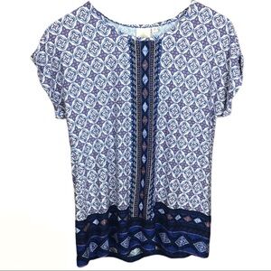 🔥Alcamy Bohemian Patterned  Top Size Small